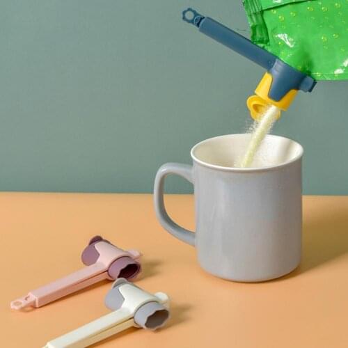 Food Snack Pour Sealer Milk Powder Storage Bag Sealing Clip Clamp Kitchen Tool
