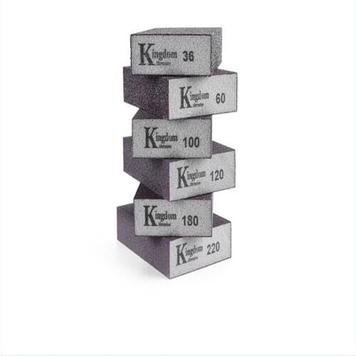 1pcs Grit 80 180 240 320 600 1000 Wall Grinding Sponge Sand Block Sandpaper Craft Model Paint Polished Sand Brick