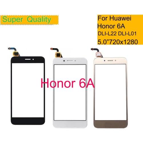 10Pcs/Lot For Huawei Honor 6A DLI-AL10 DLI-TL20 Touch Screen Panel Sensor Digitizer Front Outer LCD Glass Replacement