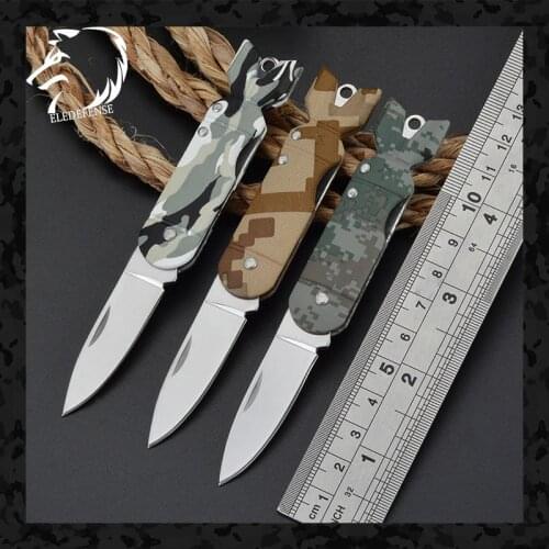 3/Color Camouflage New Arrivals Mini Pocket Rocket Folding Knife Keychain CS Go Knives Hunting Military Knives Survival Tool
