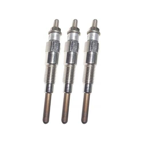 3PCS Glow Plug 16851-65510 16851-65512 Fit for Kubota Engine D722 D902 D905 D1005 D1105 V1305 V1505