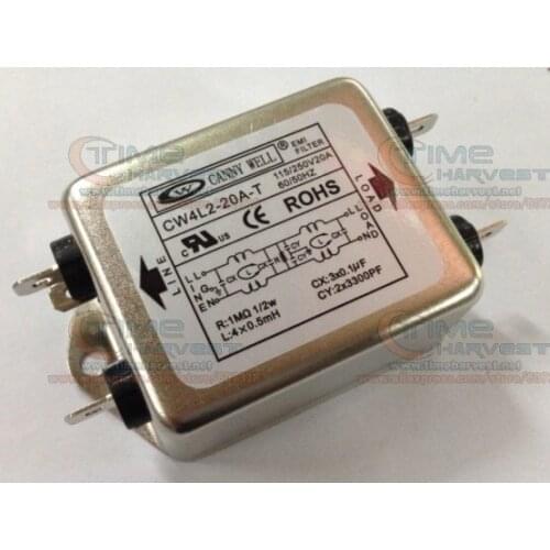 5 pcs Good Quality CW4L2-20A-T EMI filter Power supply filter for Arcade Game Machine coin operated amusement arcade cabinet