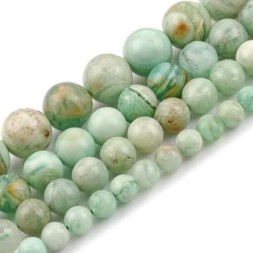 6/8/10/12mm Emeralds Jades Beads Natural Myanmar Jades GEM Energy Stone Beads for Jewelry Making DIY Bracelet Ornaments 15