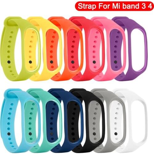 Fabulous colorful Wristband bracelet mi band 4 for Xiaomi Mi Band 3 strap pulseira mi band 4 3 for Xiaomi correa mi band 4 strap