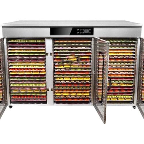 Stainless steel dehydrator 60 trays/dehydrator machine food / fruit drying machine
