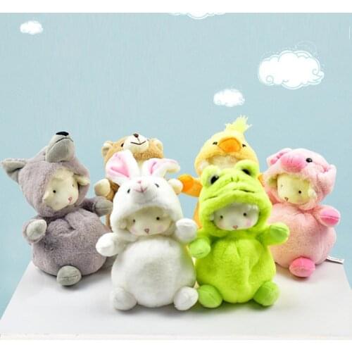 20cm Kids Lovely Cartoon Animal Shaped Design Plush Stuffed Toy Doll Home Bedroom Ornament Children Girl Birthday Gift
