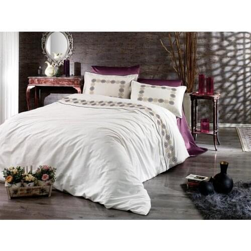 Anna Double Personality Duvet cover set Damson