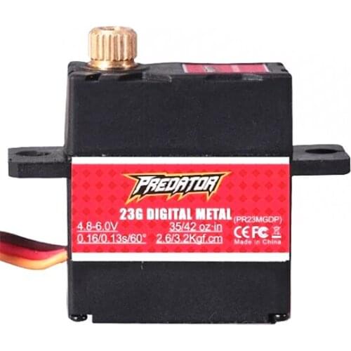 FMS REDATOR 23G DIGITAL / ANALOG METAL GEAR SERVO For Fixed Wing Helicopter RC Plane