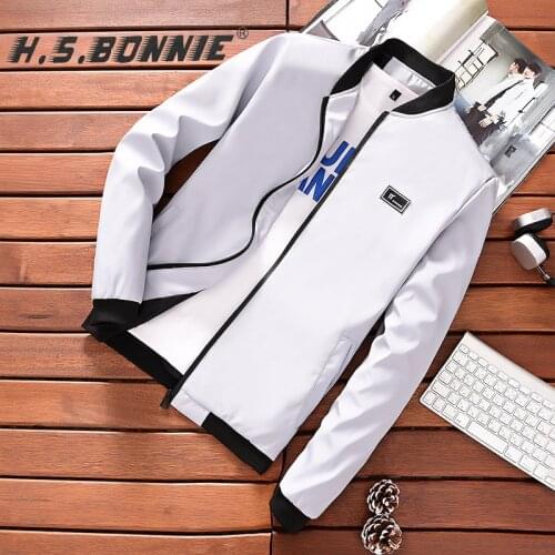 H.S.BONNIE Mens Spring Jackets