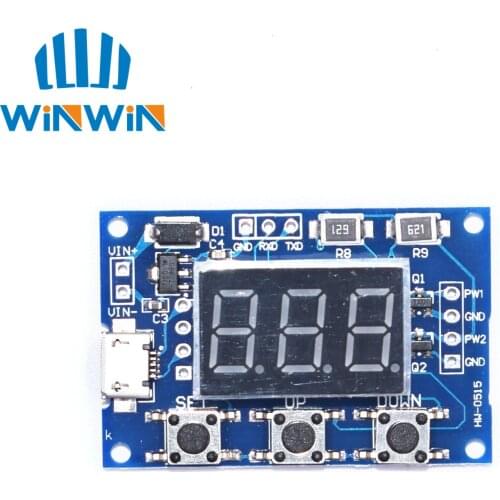 I15 2 Channel PWM Generator Adjustable Duty Cycle Pulse Frequency Module