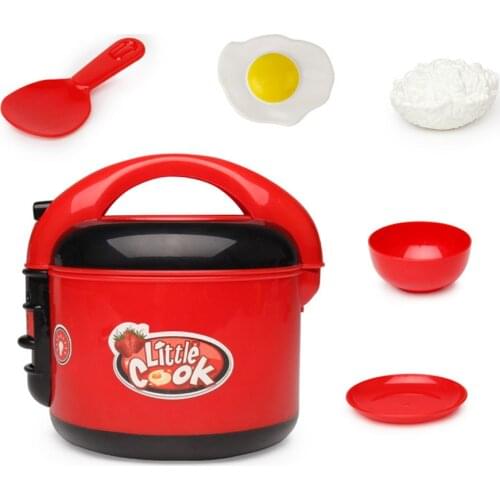Simulation Rice Cookers Toys For Kids Pretending Role Play Montessori Educaitonal Toy Preschool Cooking Toy For Kids Gift