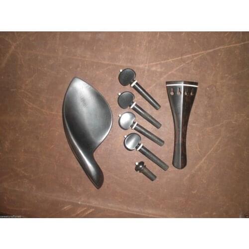 Quality Ebony Violin Fitting 0501# 4/4, Violin parts
