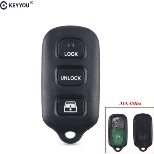 KEYYOU For Toyota Avalon 1998 1999 2000 2001 2002 2003 2004 Car key Remote 314.4mhz HYQ12BBX 3+1 Panic 3 4 Button