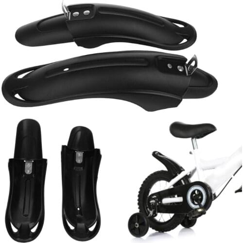 1 Pair Bicycle Mudguard Front Rear Dustproof For 12/14 inch Children Bike Protector Case Riding Accessories