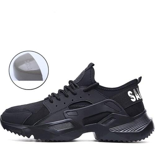 New Exhibition Work Safety Shoes Breathable sneakers Ultra-light Soft Bottom Men Breathable Anti-smashing Steel Toe Hiking Shoes