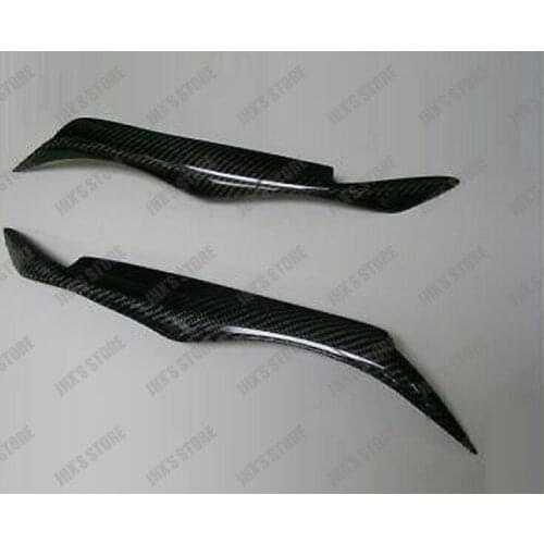 Carbon Fiber Headlight Eyelids Eyebrows for 2001-2003 Mazda Protege 323
