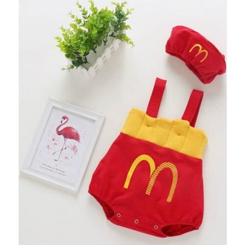 2020 NEW Baby Girls Clothes Summer Sunsuit Floral Print Princess Rompers+Sun Hat Brief Set Infant Outfit Girls Jumpsuit Clothes