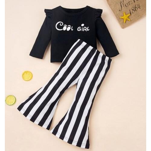 Baby Girl Clothes Spring Suits Long Sleeved Tops+Pants 2 Pieces Fashion Newborn Boys Children Cute Cartoon Outfit Set Costume