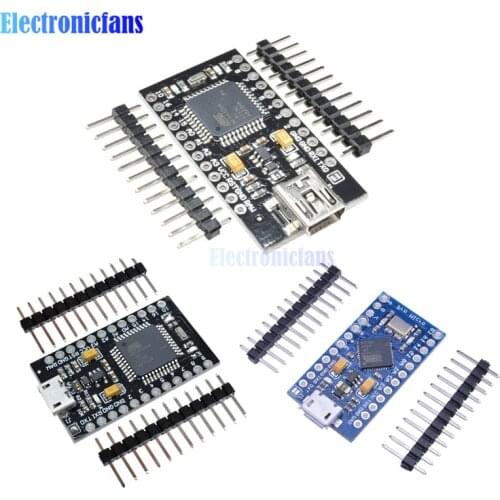 Pro Micro ATmega32U4 ATMEGA32U4-AU 3.3V 8MHz 5V 16MHz Board Module For Arduino Replace ATmega328 For Leonardo Mini Usb Interface