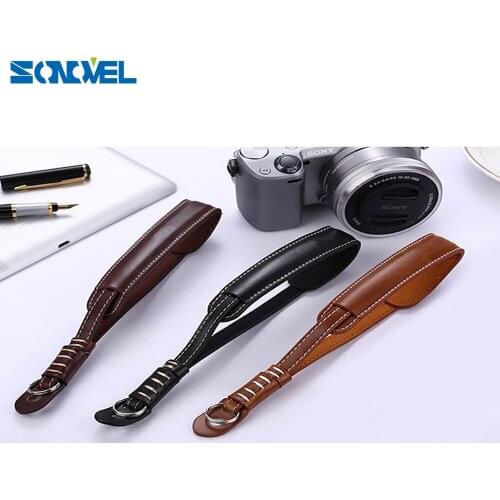Camera Hand Wrist Strap PU Leather For Sony A7 / A7R / A7S / A7II / A6000 / A5100 / A5000 / RX1 / RX1R /RX10 / NEX-3/5 / NEX-C3