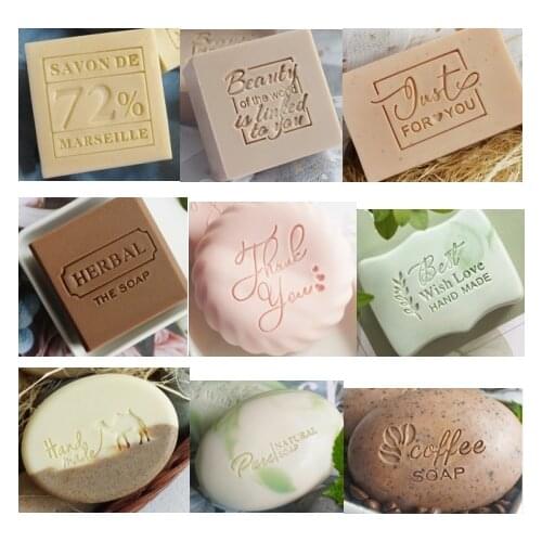 Handmade soap stamp Chapter seal mold mini diy natural patterns4 -5cm