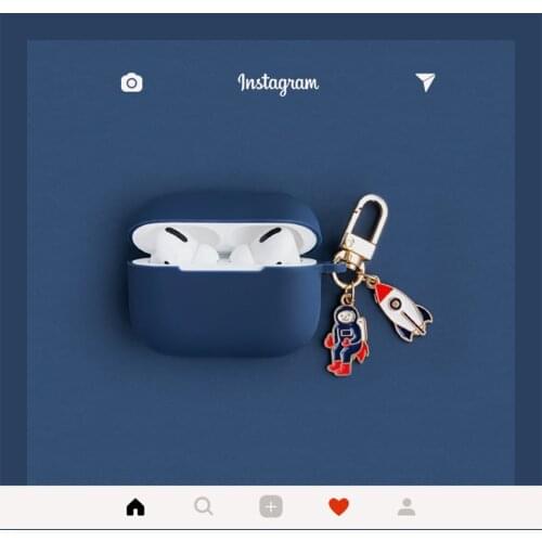 Cute Astronaut Spaceman Silicone Cover for Apple Airpods Pro Case Bluetooth Wireless Earphone Case for AirPods 3 Charging Box