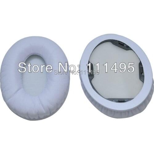 Replacement Ear Pads Earpads Cushions For Studio Headphones-Black & White