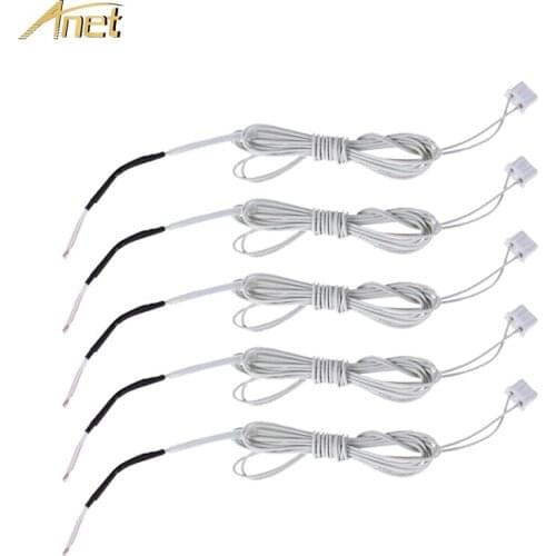 10Pcs/Lot 3d printer parts 100K ohm NTC 3950 Thermistors for MakerBot RepRap prusa I3 Anet 3d Printer