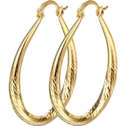 Milangirl Fashion Simple Silver Color Gold Color Circle Hoop Female Earrings for Women Best High Quality Party Jewelry
