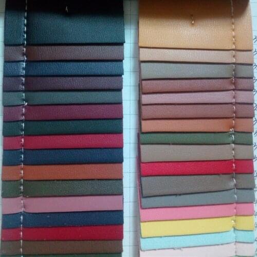 1.5mm wholesale Artificial leather bottom Spanish cowhide quality PU leather fabric material
