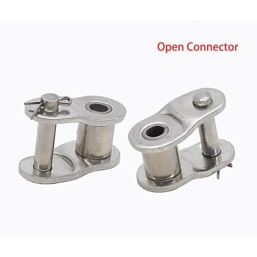 1Pcs 06B-1 Roller Chain Pitch 9.525mm Stainless Steel Industrial Transmission Chain/Chain Connector