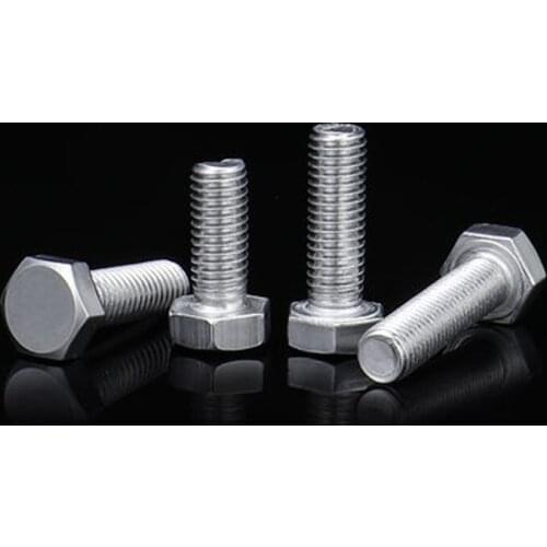 1pcs M16 6061 aluminum alloy external hexagon head screws outer hex mechanical screw fastener bolts bolt 40mm-70mm length