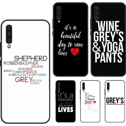 Beautiful Day To Save Lives Greys Anatomy Case For Samsung A71 A51 A41 A31 A20e A21S A02S A20S A40 A50 A70 A12 A32 A42 A52 A72
