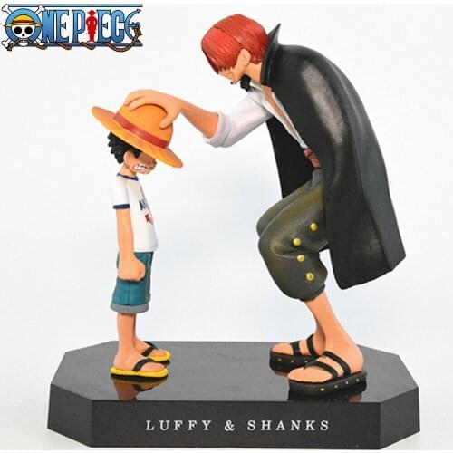 One Piece Anime Figure Luffy Shunks PVC Figurine Toys Collection Model Statue Monkey D Luffy Figma Brinquedos Figural Cute Dolls