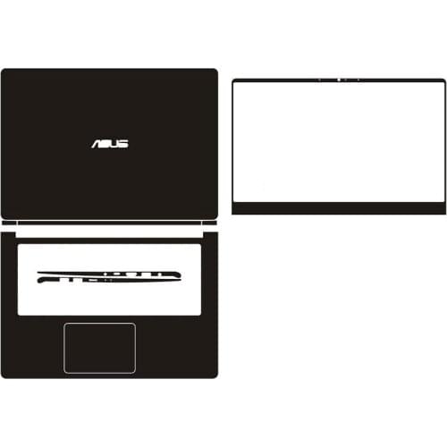 Laptop Leather/Carbon fiber vinyl Skin Sticker Cover Protection For Asus VivoBook S14 S430 S430U S430F 14"