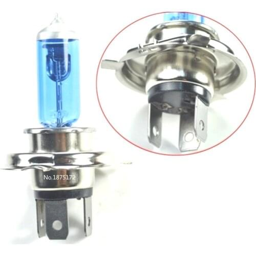 2pcs H4 9003 hb2 12V 60/55W XENON 6000K Super White Light Bulbs Car Headlights Bulbs + Retail Box