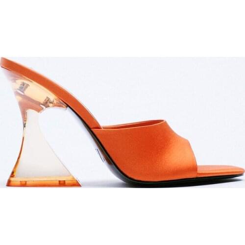 LMCAVASUN Thin strap open toe mid-heeled sandals womens summer square toe high heels