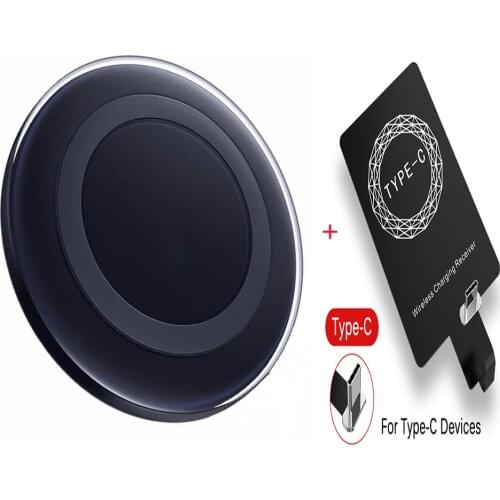 10W Mobile Phone Wireless Charger Kit Wireless Charging Receiver Adapter For iPhone5 5S 6S 6 7Plus 8 11 12 For SAMSUNG Xiaomi