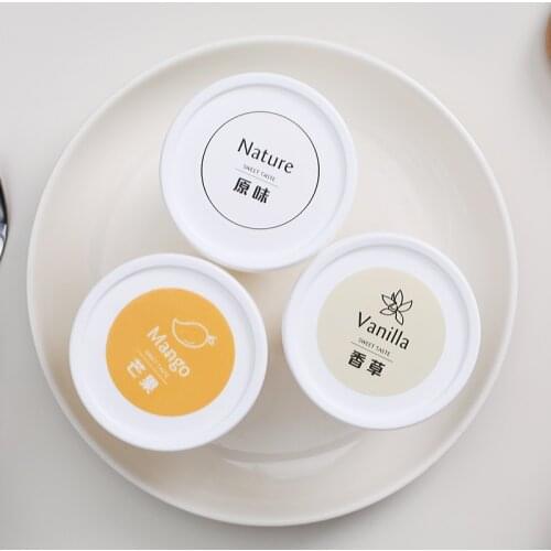 Personalized paper sticker label party stickers circle shape adhensive printing sticker labels