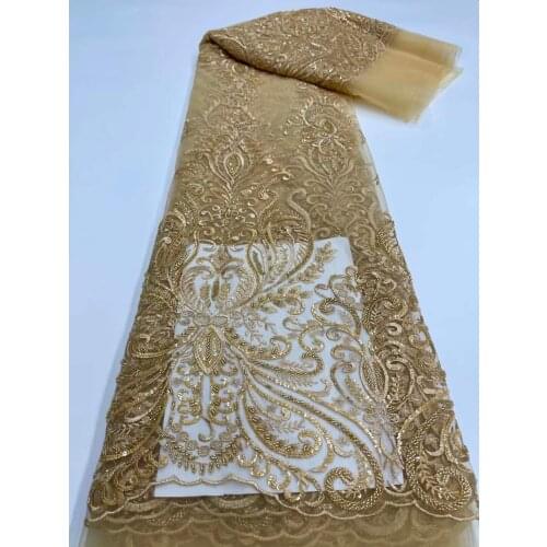 Luxurious bead embroidery wedding dress SYJ-268689 bead embroidery French mesh tulle lace