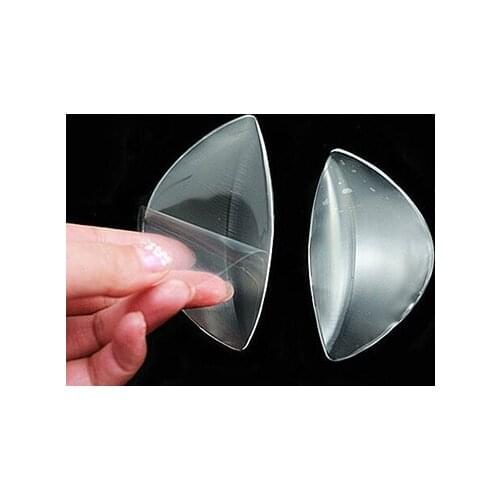 1pair Clear Silicone Gel Arch Support Shoe Inserts Foot Wedge Cushion Pads Pain Relief Flat Feet Insoles for Women