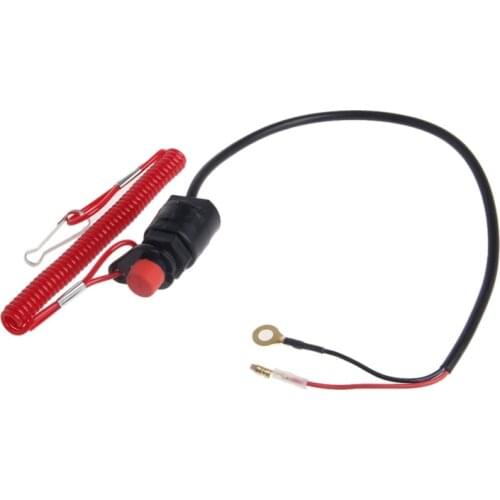 Safety Tether Lanyard Motorcycle Universal Boat Outboard Motor Kill Stop Switch Q9QD