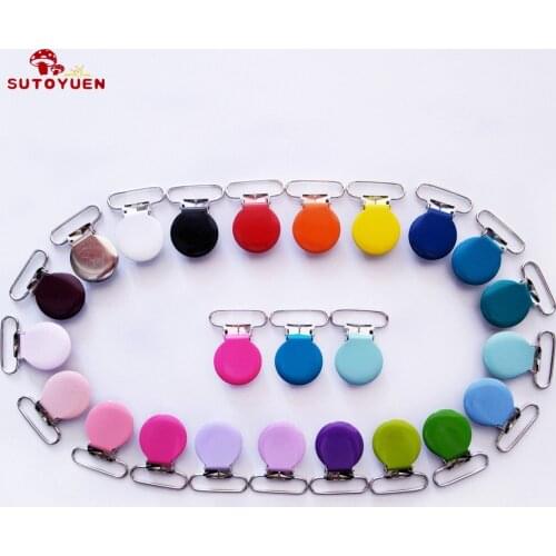 Sutoyuen 500pcs/lot round top suspender clip,mixed colors wholesale Suspender Clip Suspender Clips Suppliers&Manufacturers
