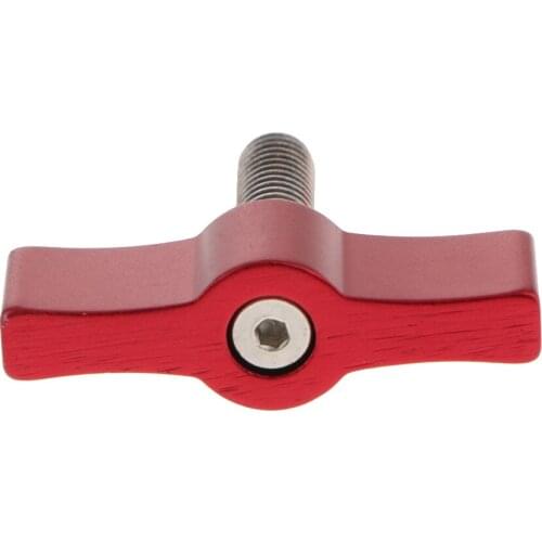 T Shaped M6*17 Adjustable Handle Screw For Photographic Equipment Camera-Red