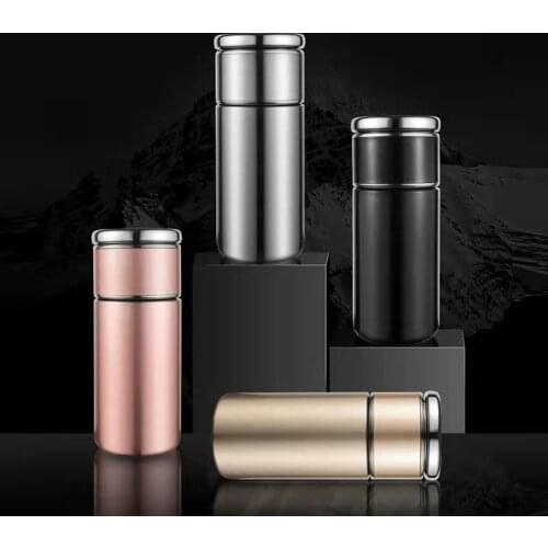 RUIDA 200ml Glass Water Bottle With Bag High Borosilicate Double Tea Water Bottle Infuser Tumbler Drinkware Smart Bottles