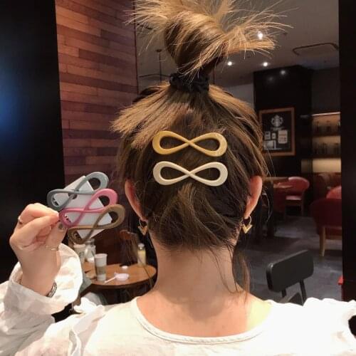 New Fashio Retro Bow Word Korean Style Hair Clip Hairpins For Women Girls Lovely Sweet Girls Hair Accessories Headwear Ornament