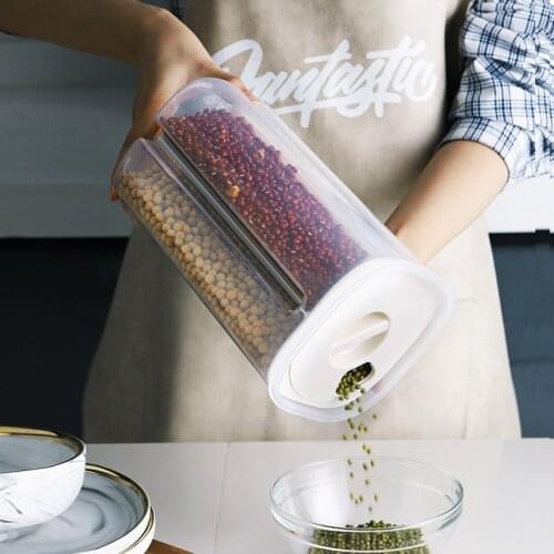 1.9/3L Food Grade Airtight Cans Divided Grain Storage Boxes Kitchen Beans/Dried Goods Storage Bottles