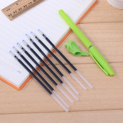 10pcs/set Pen Refill Kit Magic Pen Auto Vanishing Disappear Ink Erasable Stationery Office School Supplies Students Stationery