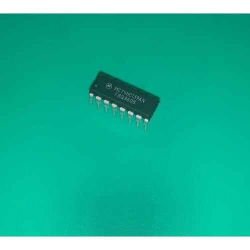 10pcs/lot MC74HC139AN DIP16 IC DECODER DEMUX DUAL 1-4 16DIP 74HC139AN 74HC139N