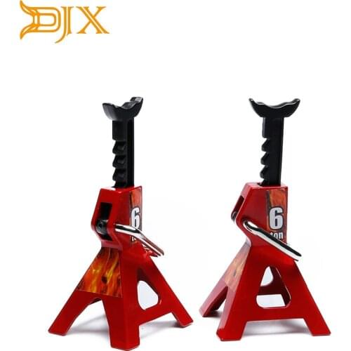 2PCS RC Crawler 1:10 Accessories Metal Jack Stand Repairing Tool for Axial SCX10 Tamiya CC01 RC4WD D90 D110 TF2 RC Car Truck